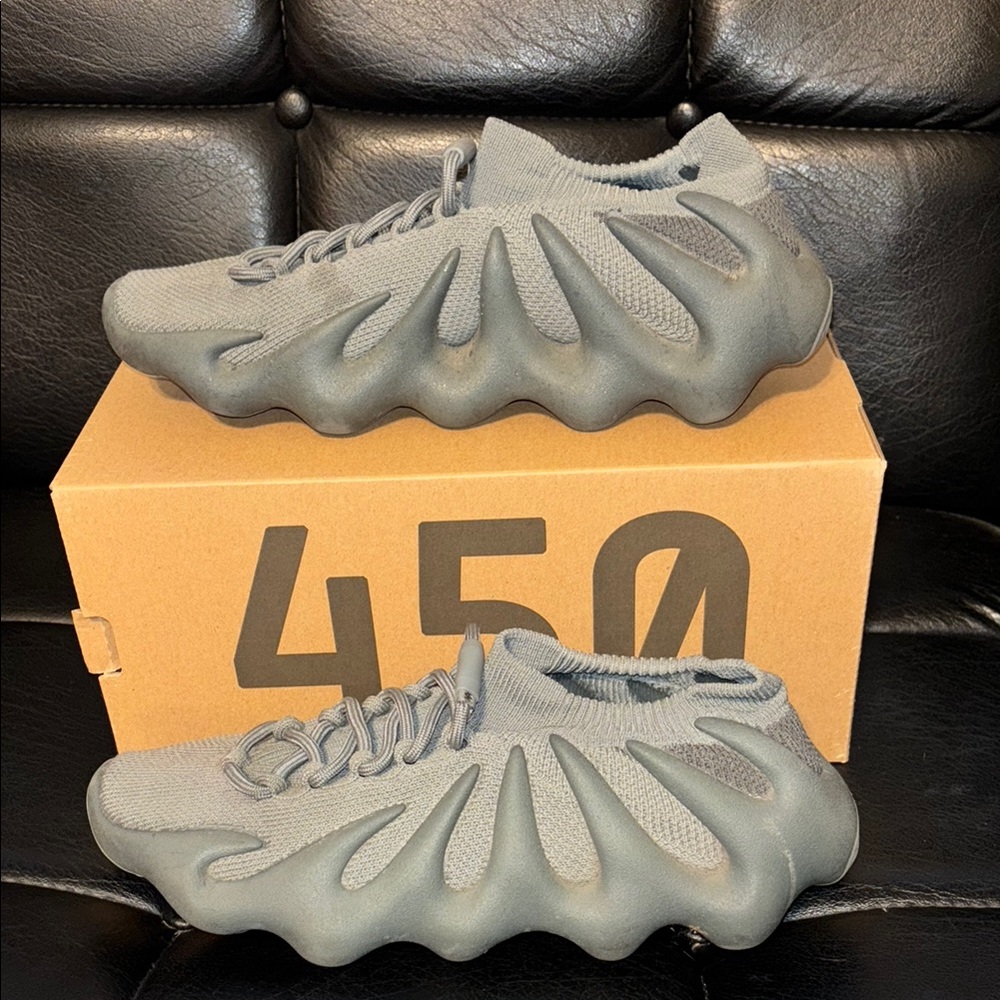 Adidas Yeezy 450 Gray Sneakers - Picture 9 of 10